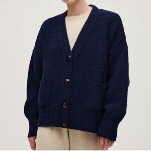 Babaa Wool Cardigan no17 Navy